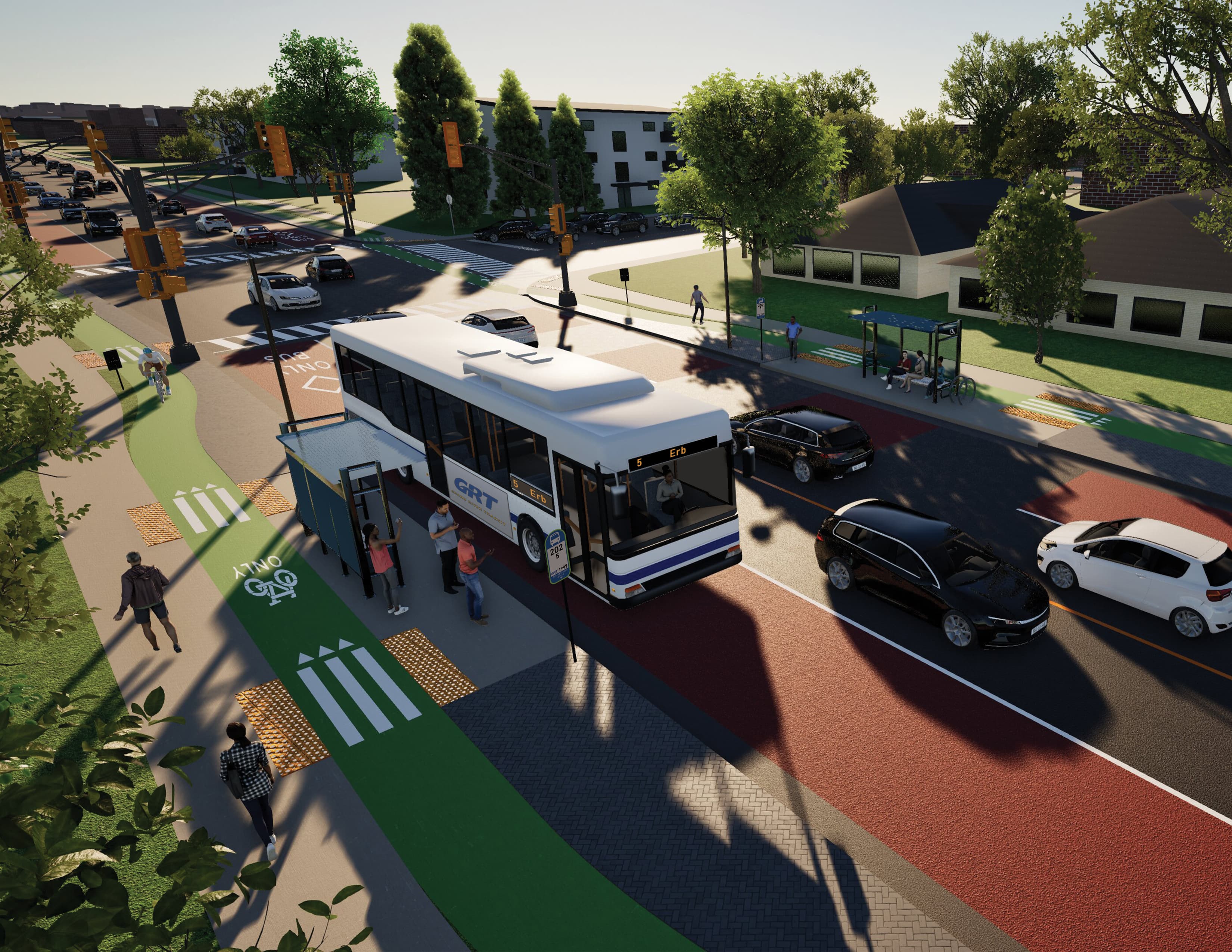 BRT proposal rendering
