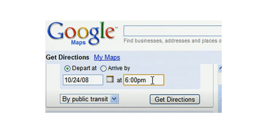 old google maps
