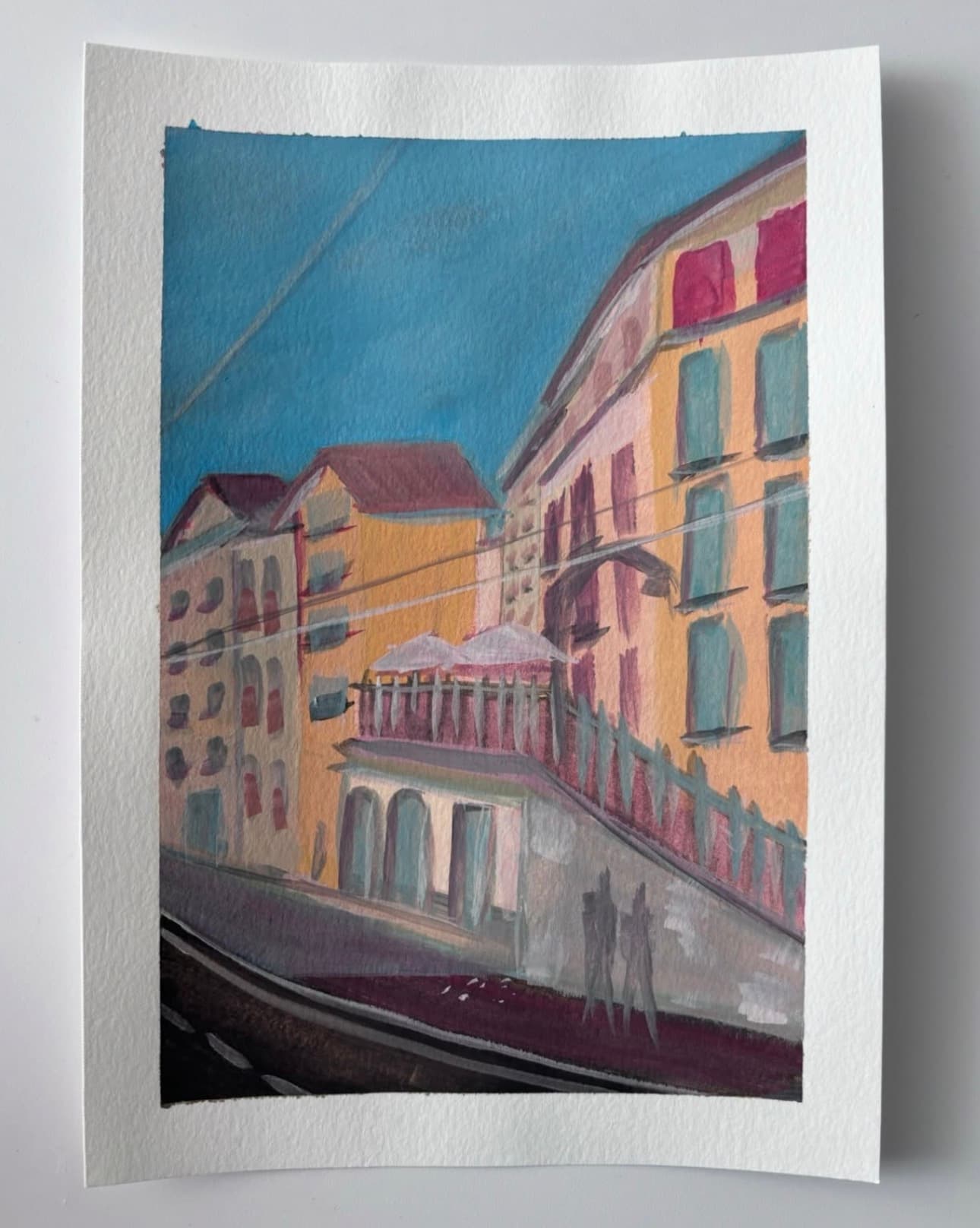 Painting inspired by Lisbon