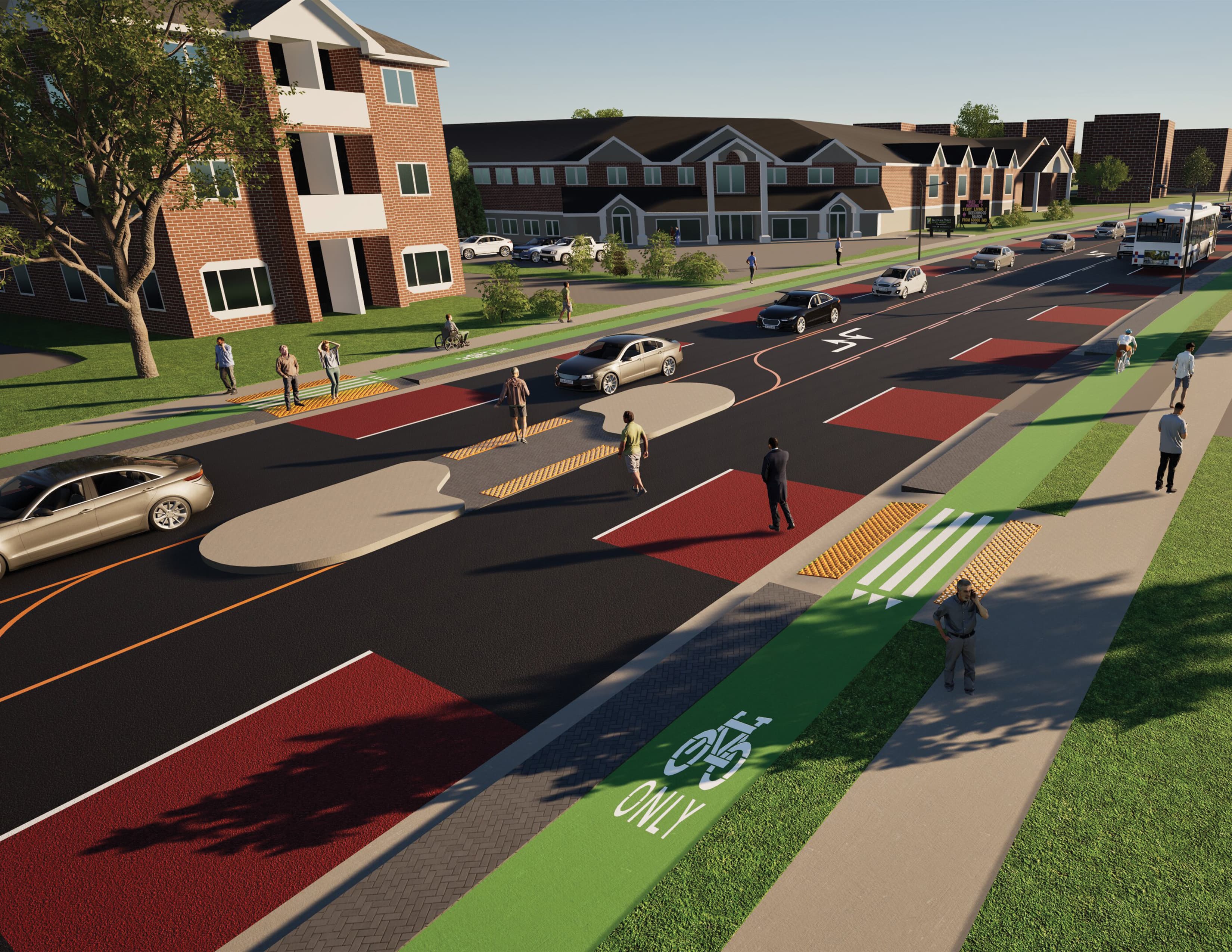 BRT proposal rendering